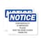 Signmission Confidentiality Is Important Please Keep, 14 in W x Rectangle, Vinyl Decal OS-2PACK-NS-D-1014-L-10775 - alternate 1